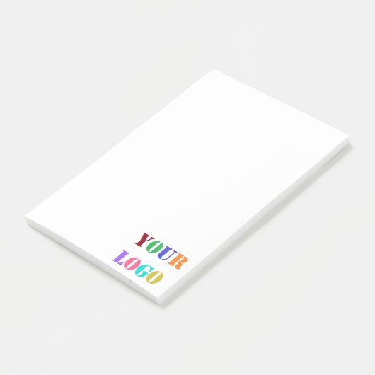 Aangepaste uw bedrijf Logo Business Sticky Notes (Schuin)