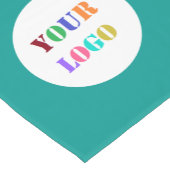 Aangepaste uw bedrijf Logo Business Table Runner Korte Tafelloper (Hoek)