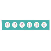 Aangepaste uw bedrijf Logo Business Table Runner Korte Tafelloper (Horizontaal)