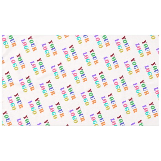 Aangepaste uw bedrijf Logo Business tafelkleed (Voorkant (Horizontaal))