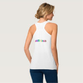 Aangepaste uw Bedrijf Logo Business Tanktop (Volledige Achterkant)