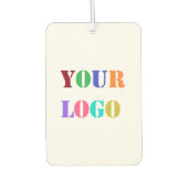 Aangepaste uw bedrijf Logo Car luchtverfrisser (Voorkant)