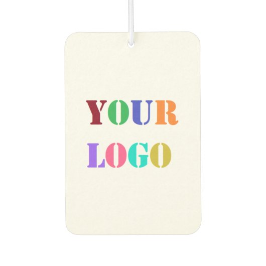 Aangepaste uw bedrijf Logo Car luchtverfrisser (Voorkant)