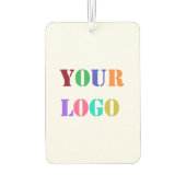 Aangepaste uw bedrijf Logo Car luchtverfrisser (Achterkant)