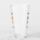 Aangepaste uw bedrijf Logo en tekst business glass Glas (Links)