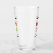 Aangepaste uw bedrijf Logo en tekst business glass Glas (Rechts)