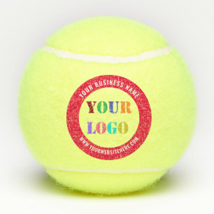 Aangepaste uw bedrijf Logo en tekst tennisballen