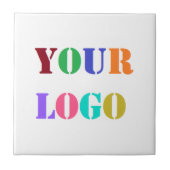 Aangepaste uw bedrijf Logo gepersonaliseerde keram Tegeltje (Voorkant)