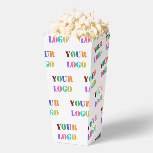 Aangepaste uw bedrijf Logo Popcorn Box Bedankdoosjes (Popped)