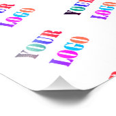 Aangepaste uw bedrijf Logo promotiebedrijf Foto Afdruk (Hoek)