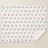 Aangepaste uw bedrijf Logo Sherpa Blanket Sjabloon Sherpa Deken (Voorkant (horizontaal))