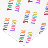 Aangepaste uw bedrijf Logo Table Runner Sjabloon Korte Tafelloper (Hoek)