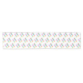 Aangepaste uw bedrijf Logo Table Runner Sjabloon Korte Tafelloper (Horizontaal)