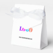 Aangepaste uw bedrijf Logo Tekst Business Gift Box Bedankdoosjes (Voorkant Zijde)