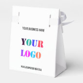 Aangepaste uw bedrijf Logo Tekst Business Gift Box Bedankdoosjes (Achterkant)