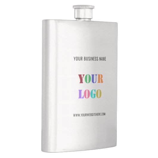 Aangepaste uw bedrijf Logo Tekst Business Gift Fla Flacon (Rechts)