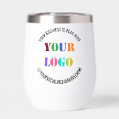 Aangepaste uw bedrijf Logo Tekstinfo Social Media (Achterkant)