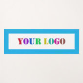 Aangepaste uw bedrijf Logo Yoga Mat - Kies kleuren (Voorkant (horizontaal))