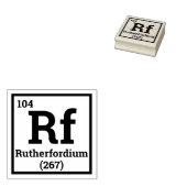 Aangepaste uw element Periodieke tabel van element Rubberstempel (Gestempeld)