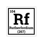 Aangepaste uw element Periodieke tabel van element Rubberstempel (Afrduk)