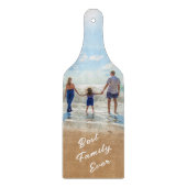 Aangepaste uw familie foto snijplank cadeau (Voorkant)