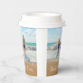 Aangepaste uw familie fotopapier kopjes met tekst papieren bekers (Rechts)