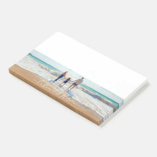 Aangepaste uw favoriete foto- en tekstnaam post-it® notes (Schuin)