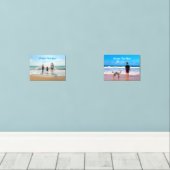 Aangepaste uw favoriete foto muur kunst set met te (Houten vloer)