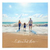 Aangepaste uw favoriete fotoprint met tekst foto afdruk (Voorkant)