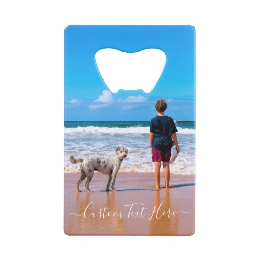 Aangepaste uw Fles Opener met Tekst Creditkaart Flessenopener (Achterkant)