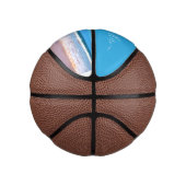 Aangepaste uw foto basketbal cadeau met tekst (Rechts)