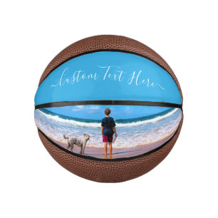 Aangepaste uw foto basketbal cadeau met tekst