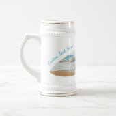Aangepaste uw foto Bier Stein Gift aangepaste teks Bierpul (Links)