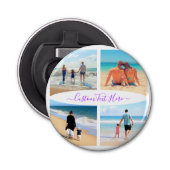 Aangepaste Uw Foto Collage Bottle Opener Gift (Voorkant)