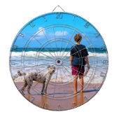 Aangepaste uw foto Dart Board gepersonaliseerde ca Dartbord (Voorkant)