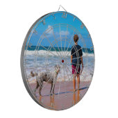Aangepaste uw foto Dart Board gepersonaliseerde ca Dartbord (Voorkant Links)