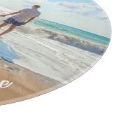 Aangepaste uw foto en tekst snijplank (Hoek)