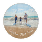 Aangepaste uw foto en tekst snijplank (Voorkant)