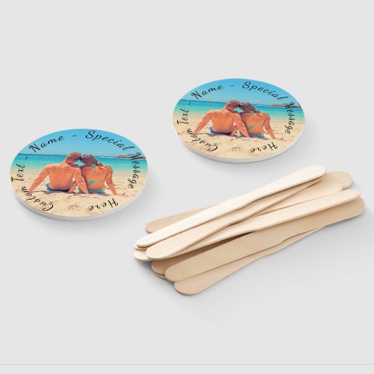 Aangepaste uw foto hand ventilator met tekstnaam handwaaier (Niet-gemonteerd)