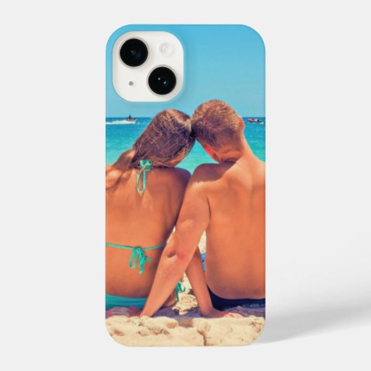Aangepaste uw foto iPhone Case gepersonaliseerde c iPhone Hoesje (Achterkant)