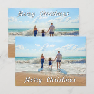 Aangepaste Uw Foto Kerst Kaart