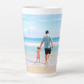 Aangepaste Uw Foto Latte Mok Gepersonaliseerde Gif (Voorkant)