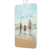 Aangepaste uw foto luchtverfrisser met tekst (Links)