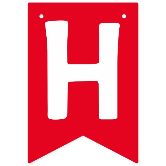 Aangepaste uw foto met tekst Verjaardag Bunting Fl Vlaggetjes (Tweede vlag)