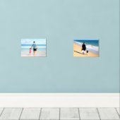 Aangepaste uw foto muur art set (Houten vloer)