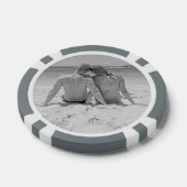 Aangepaste uw foto poker chips gepersonaliseerd (Enkel)