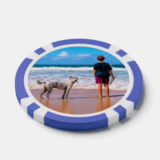 Aangepaste uw foto poker chips gepersonaliseerde c (Enkel)