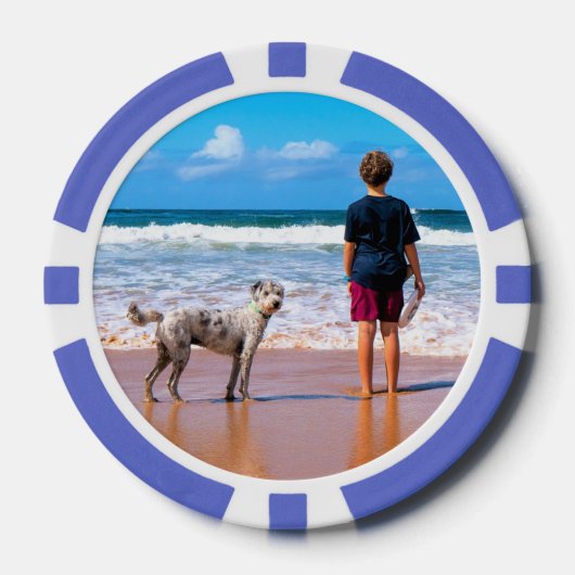 Aangepaste uw foto poker chips gepersonaliseerde c (Voorkant)