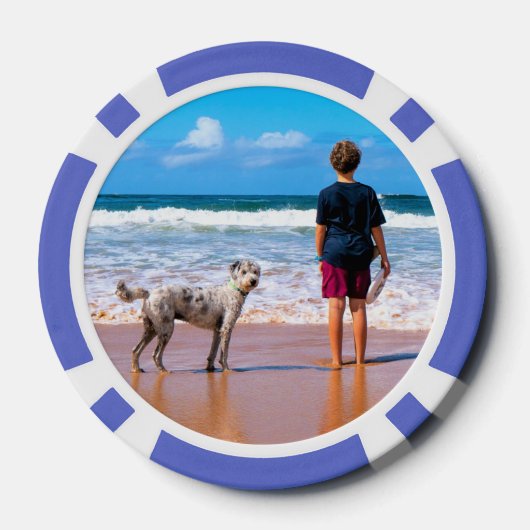 Aangepaste uw foto poker chips gepersonaliseerde c (Achterkant)