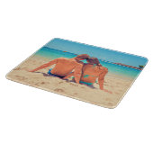 Aangepaste uw foto snijplank gepersonaliseerd (Hoek)